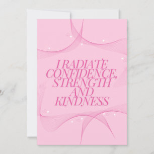 Confidence, Kindness, Spiritual, Inspirational Invitation