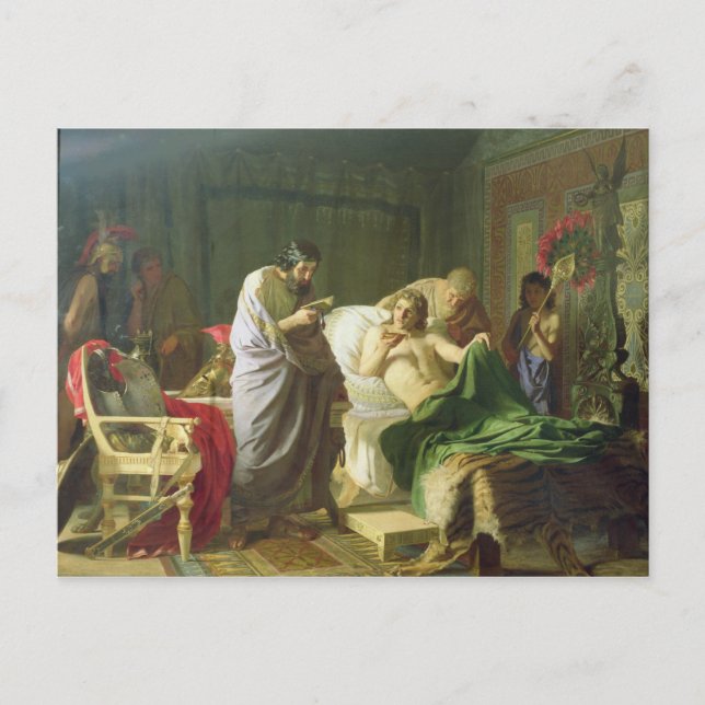 Confidence of Alexander the Great Postcard (Front)