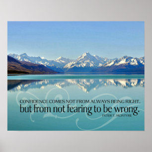 Confidence Poster