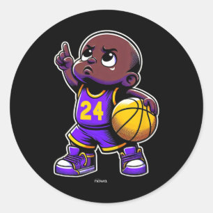 Confident And Emotional Little Ller Honors Bold #2 Classic Round Sticker