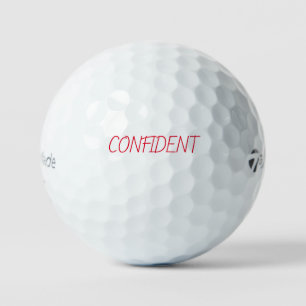 CONFIDENT GOLF BALLS