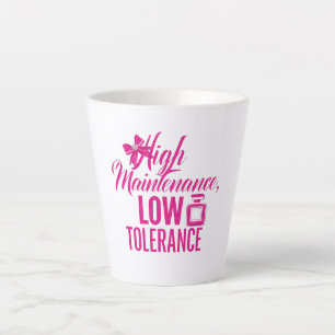 Confident High Standards Saying Latte Mug