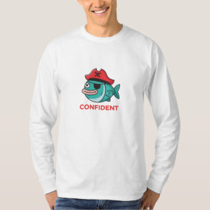 Confident Pirate Fish T-Shirt