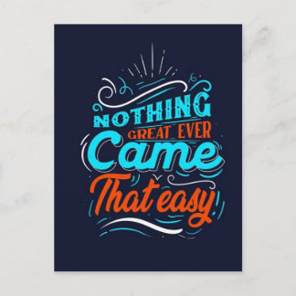 confident postcard