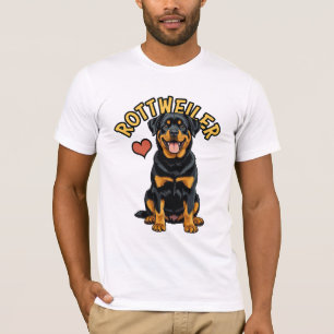 Confident Protector: Rottweiler T-Shirt