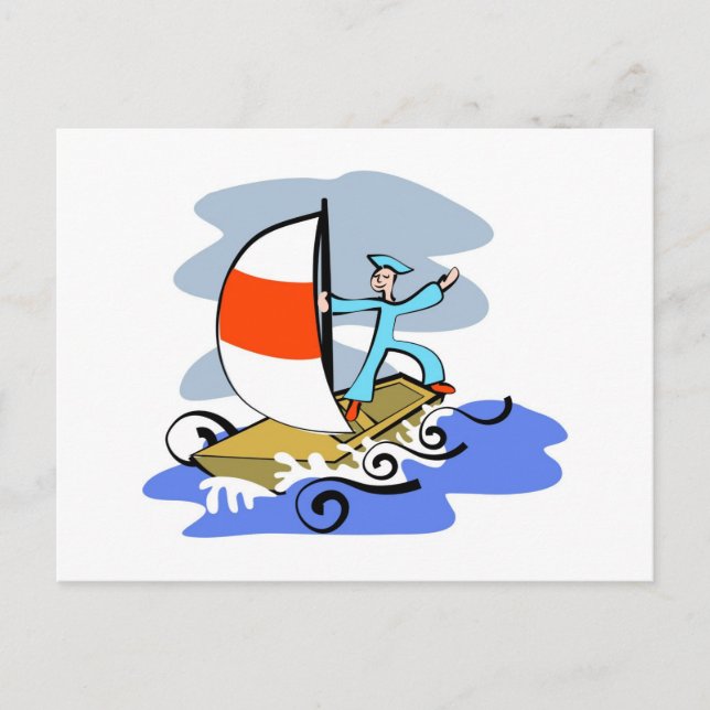 Confident Sailor Postcard (Front)