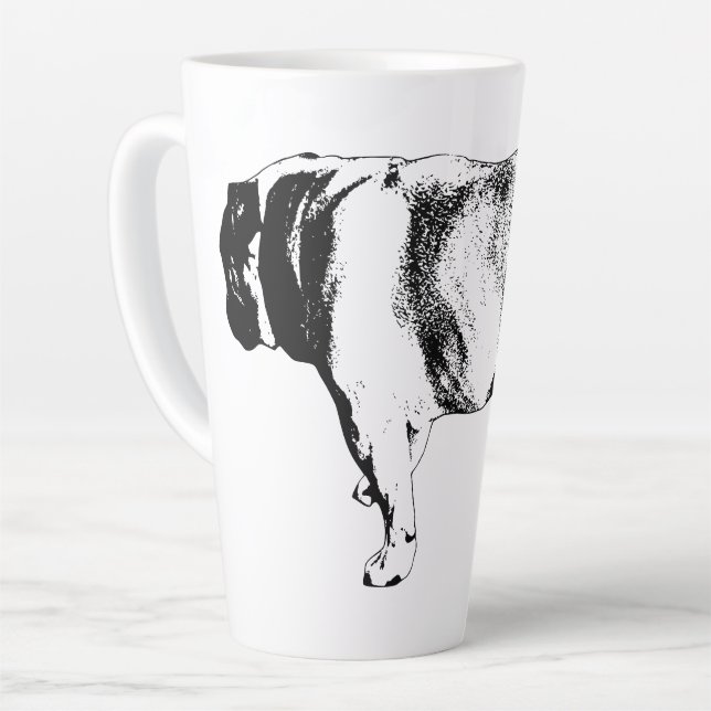 Confident Stride, Morning Calm Latte Mug (Left Angle)
