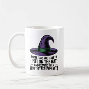 Confident Witch Halloween Quote for Boss Women Coffee Mug
