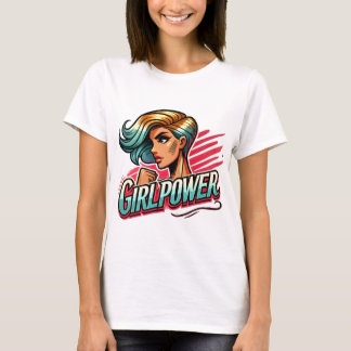 Confident Woman – Bold and Vibrant Illustration T-Shirt