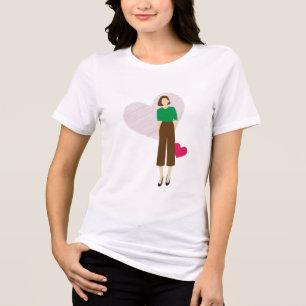 confident woman t-shirt - Tri-Blend shirt