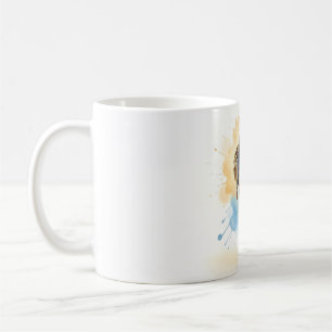 Confident Young Girl Walking Forward Mug