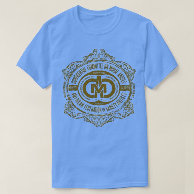 Confidential Committee on Moral Abuses T-Shirt (Design Front)