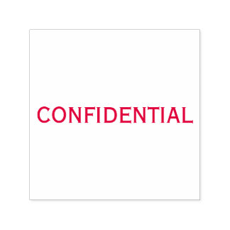 Confidential Documents Business Office Self-inking Stamp
