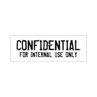 CONFIDENTIAL labels Self-inking Stamp
