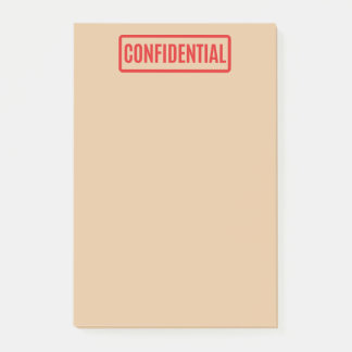 Confidential Post-it Notes
