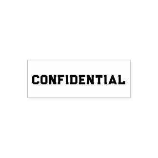 Confidential Self-inking Stamp