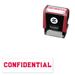 Confidential Self-inking Stamp