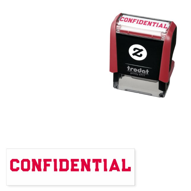 Confidential Self-inking Stamp (In Situ)
