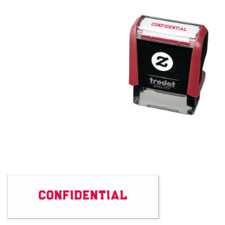 Confidential Self-inking Stamp