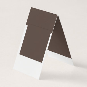Confidently Against a Stylish Brown Wall Business Card