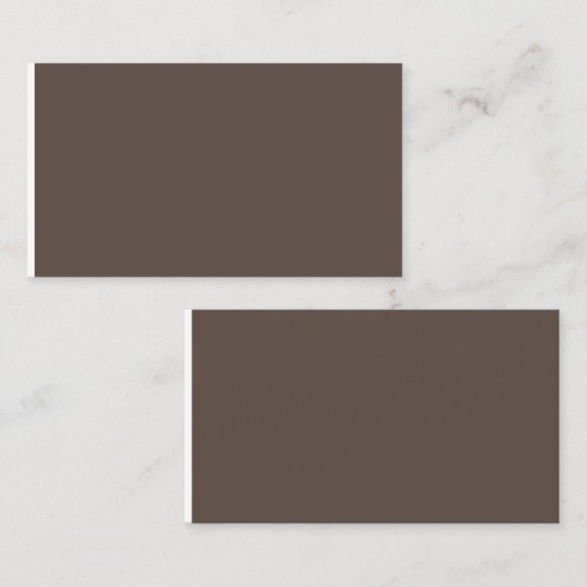 Confidently Against a Stylish Brown Wall Calling Card (Front/Back)