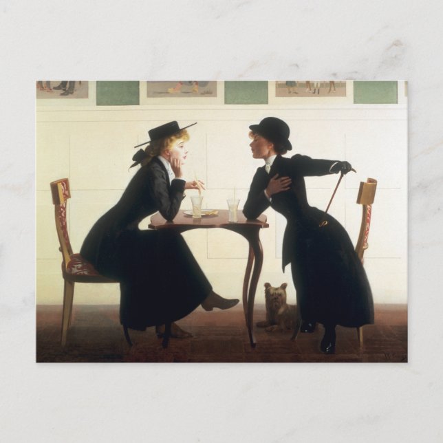 Confides by Harry Watrous Poster Postcard (Front)