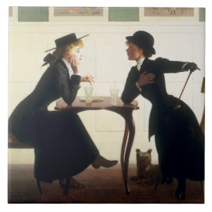 Confides by Harry Watrous Poster Tile