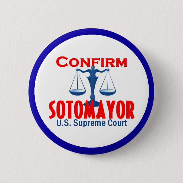 Confirm Sotomayor Button (Front)