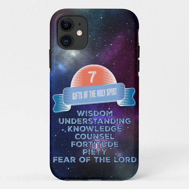 Confirmation 7 Gifts of the Holy Spirit Case-Mate iPhone Case (Back)