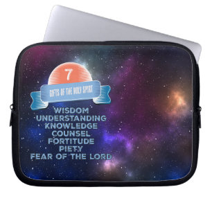 Confirmation 7 Gifts of the Holy Spirit Laptop Sleeve
