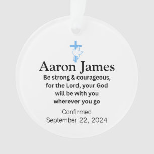 Confirmation Acrylic Ornament Gifts for Boys