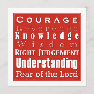 Confirmation Announcement Invitation