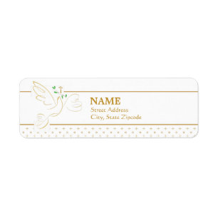 Confirmation   Baptism Return Address Label
