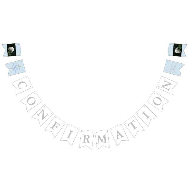 Confirmation Cross Boy Blue Your PHOTOS Bunting (All)