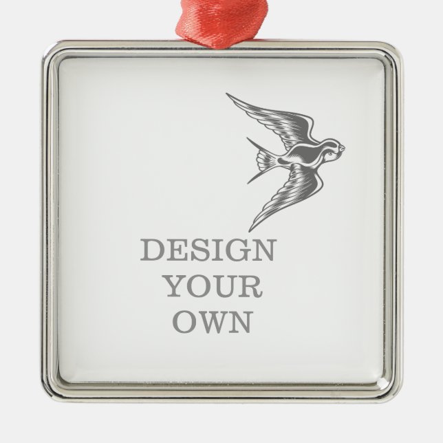 Confirmation Dove Oranament Metal Tree Decoration (Front)