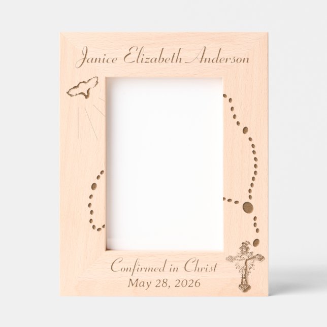 Confirmation Engraved Frames (Front)