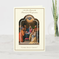 Confirmation Holy Ghost Pentecost Virgin Mary