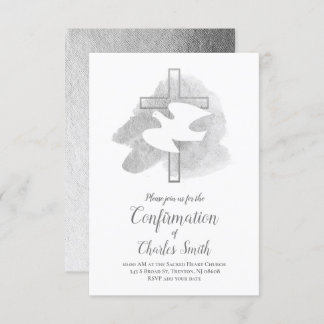 confirmation Holy Spirit design Invitation