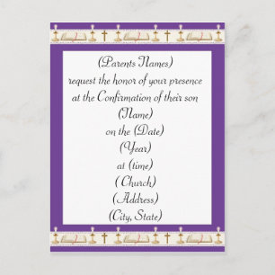 Confirmation Invitation