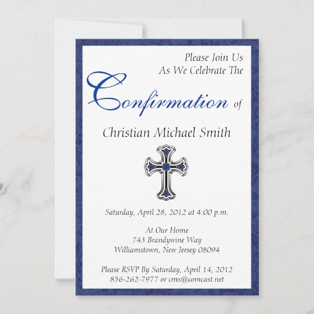 Confirmation Invite (Front)