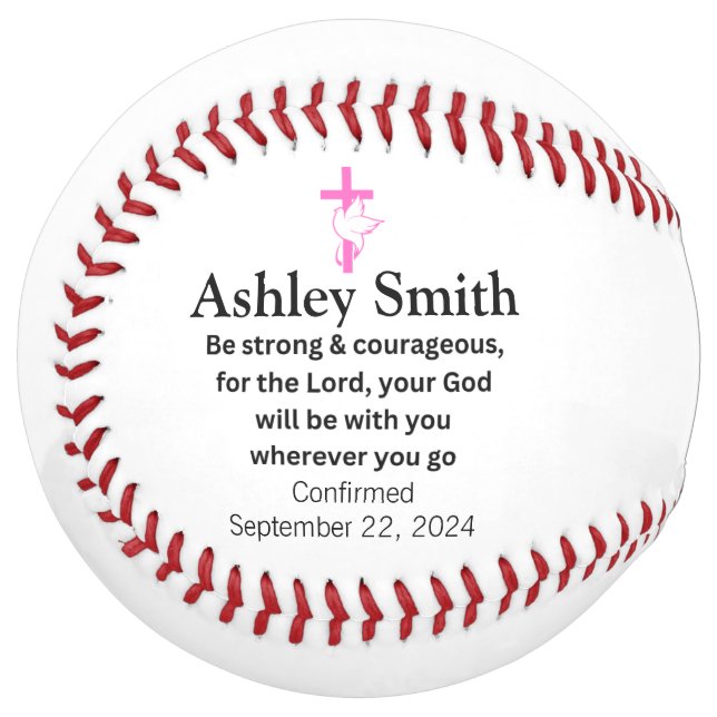 Confirmation Softball Gifts for Girls (Front Left)