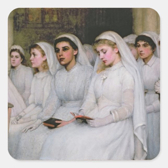 Confirmation Square Sticker (Front)