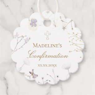 Confirmation wildflowers favor tags