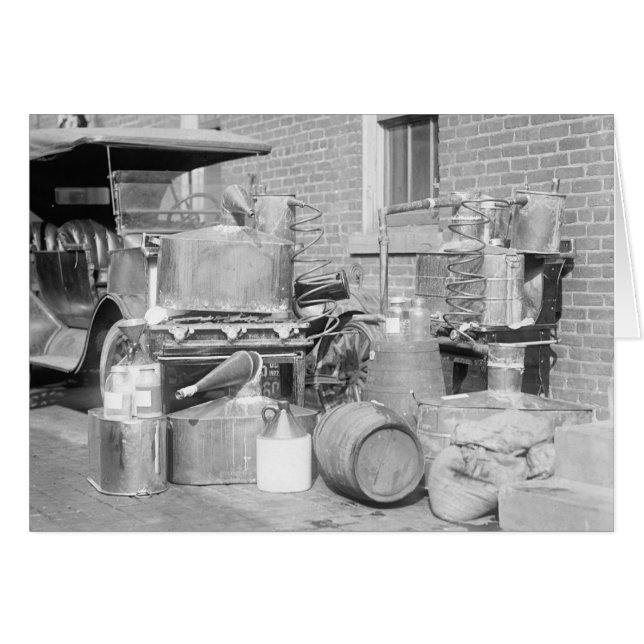 Confiscated Moonshine Still, 1922 (Front Horizontal)