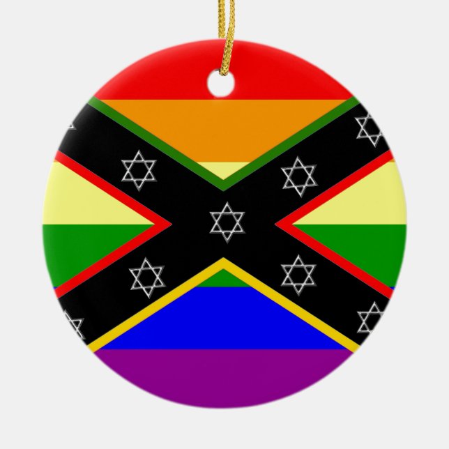 ConFlag Ceramic Tree Decoration (Front)