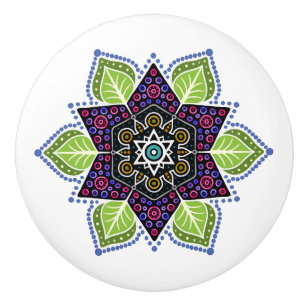 Conflicted Nature 2 Ceramic Knob