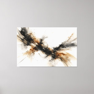 Confluence in Umber Canvas Print