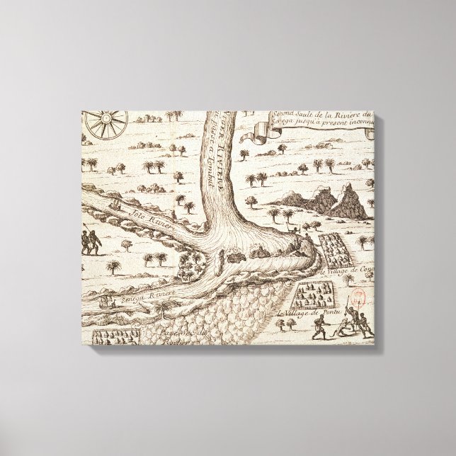 Confluence of the Niger Canvas Print (Front)