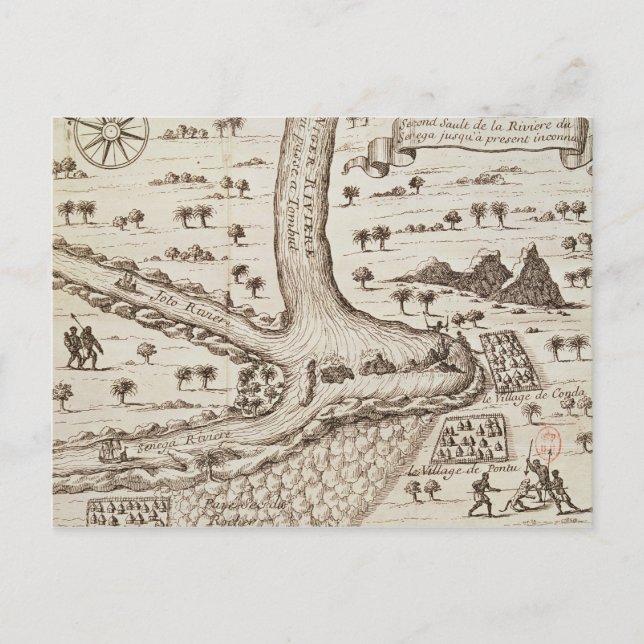 Confluence of the Niger Postcard (Front)