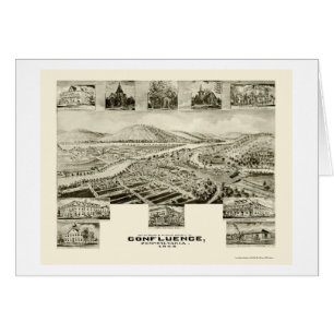 Confluence, PA Panoramic Map - 1905